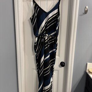 Stripped Topshop Jumpsuit